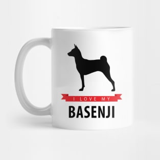 I Love My Basenji Mug